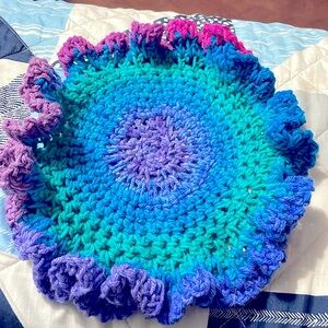 Crochet pot holder
